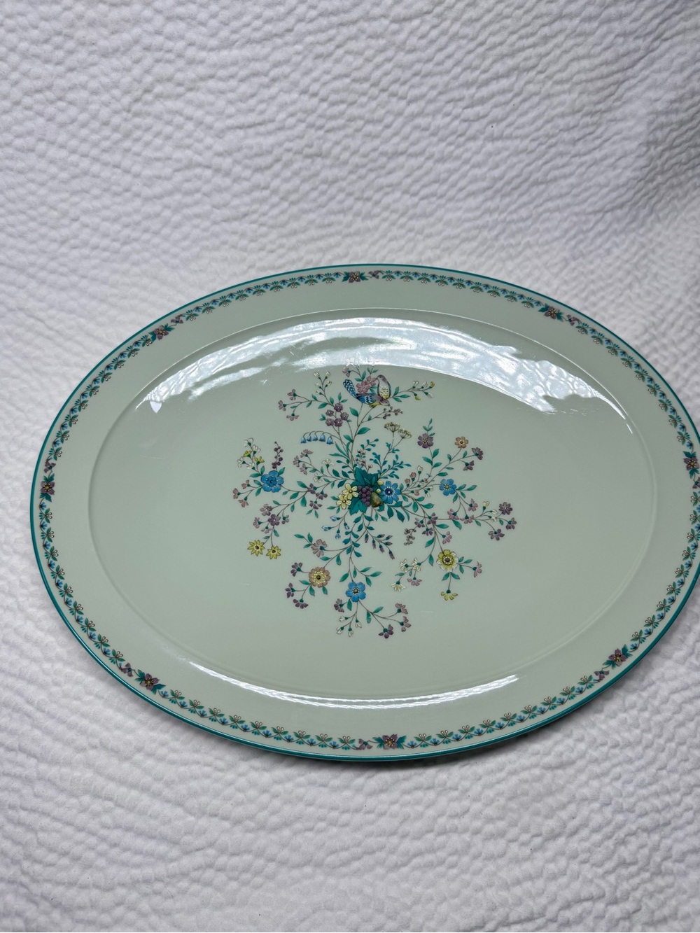 Noritake Paradise Green 16” Serving Platter